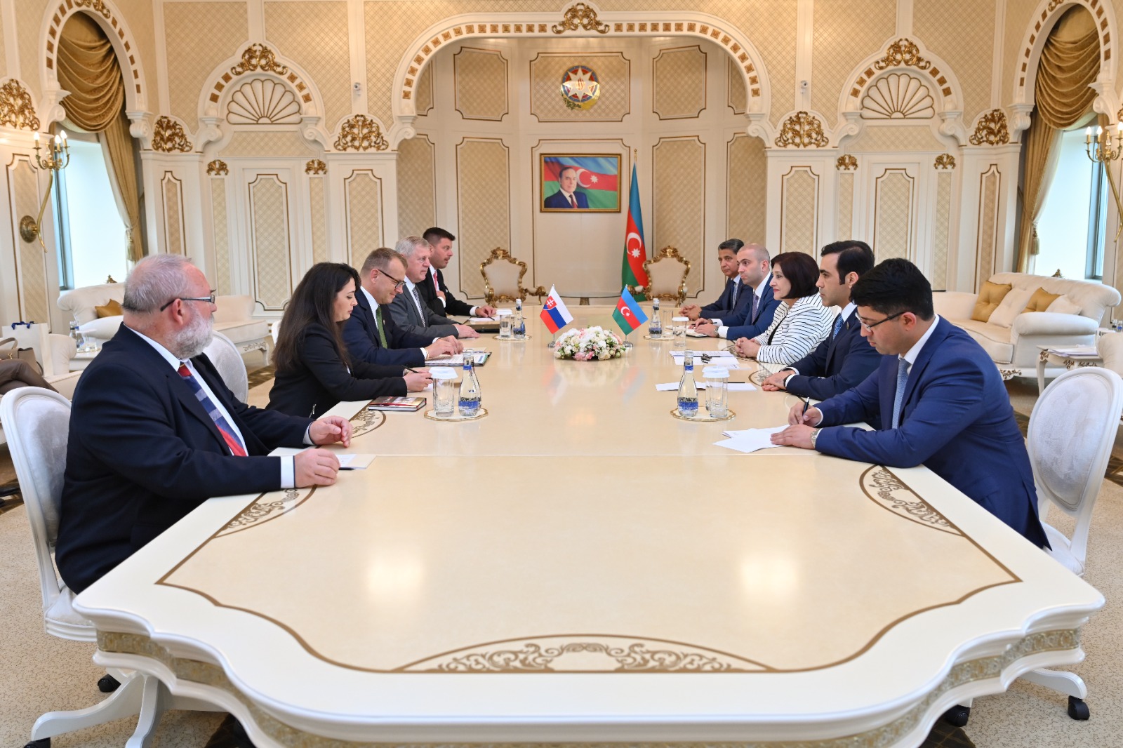 Chair of Milli Majlis Meets with Speaker of Slovakia’s National Council